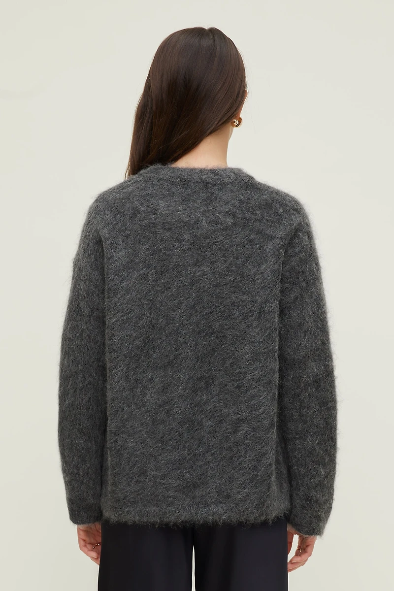Premium Mohair Wide Sleeve Sweater