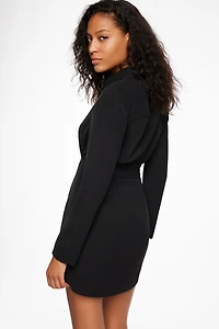 Minirobe-chemise à collet