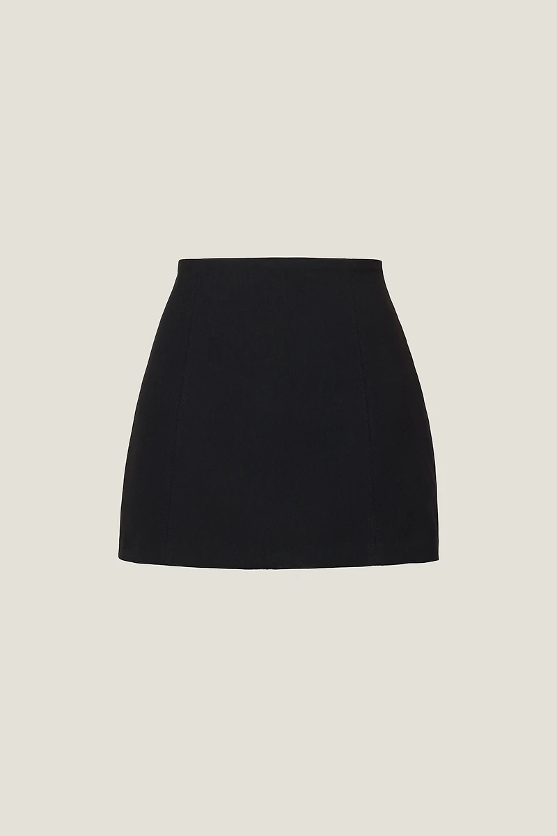 Kylie Front Seam Mini Skirt