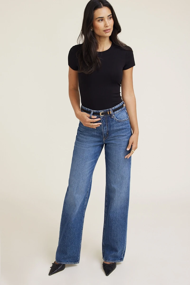 Fitted Jersey T Shirt