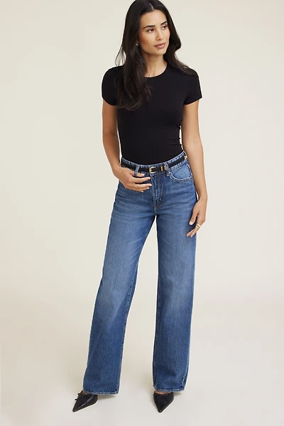 Fitted Jersey T Shirt