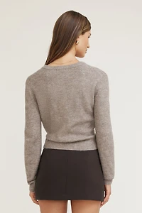 Rebecca Crewneck Cardigan