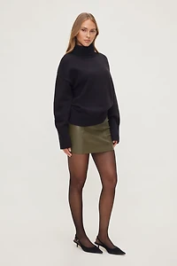 Kylie Faux Leather Mini Skirt