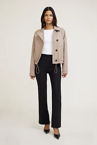 High Rise Slim Leg Pants