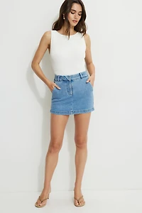 Josefine Denim Mini Skort