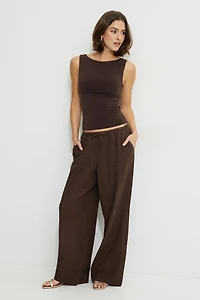 Leo Wide Leg Linen Pants