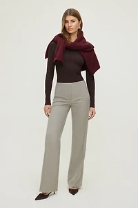 Frankie Pinstripe Slim Bootcut Pants