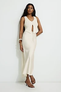 Keyhole Knit Vest