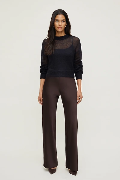 Wide Leg Satin Pants