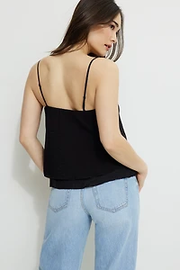 Clover Ruffled Cami Top