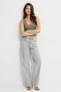 Mika Mid Rise Relaxed Straight Leg Jeans