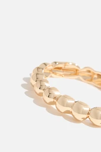 Ensemble de 2 bracelets à bulles et torsadés à charnière