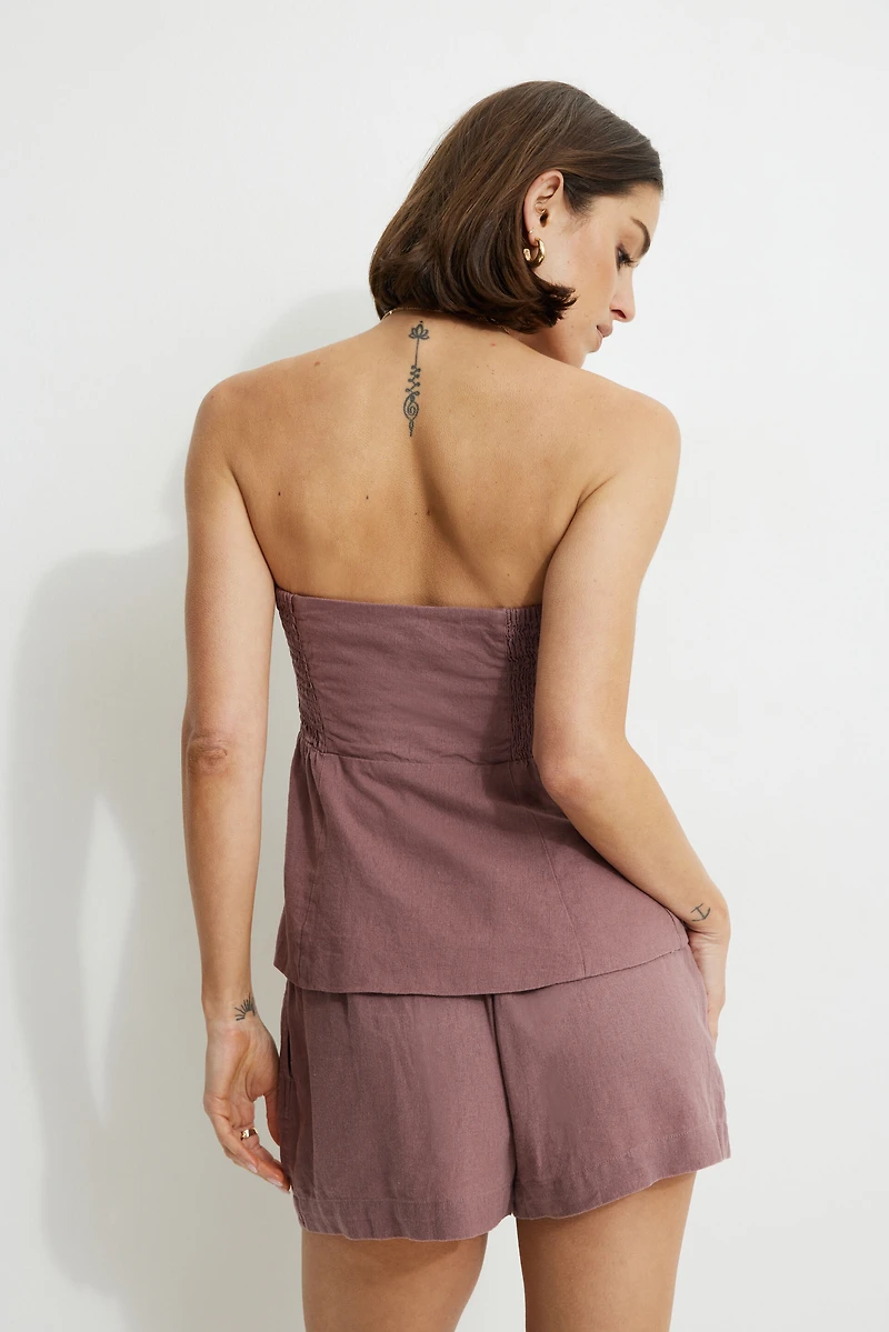 Linen Tube Top