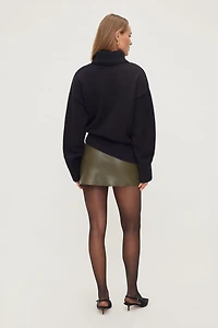 Kylie Faux Leather Mini Skirt