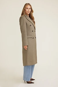 Double Breasted Wool Coat