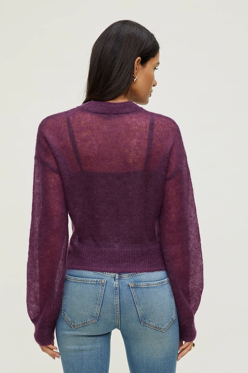 Premium Mohair Balloon Sleeve Sweater