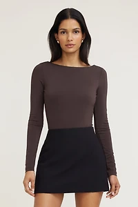 Sculpt Cowl Back Bodysuit