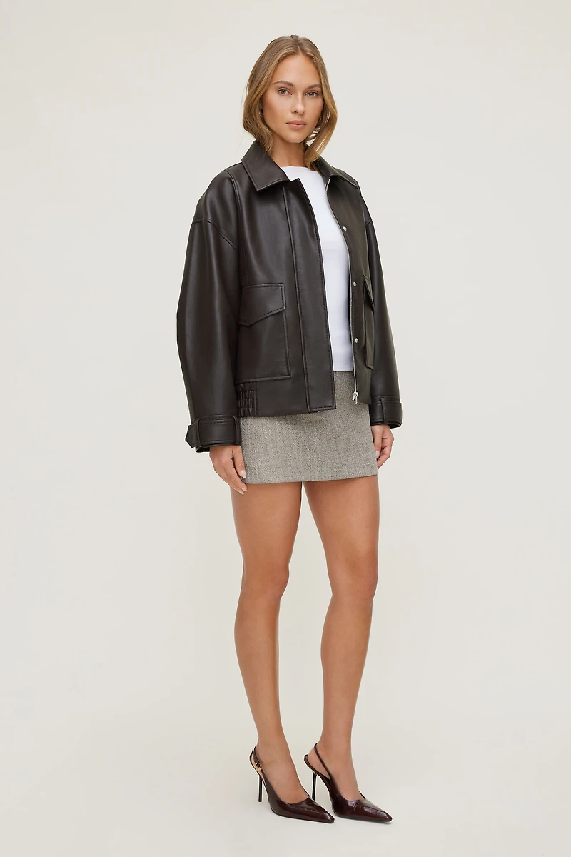 Minijupe-short à chevrons Josefine