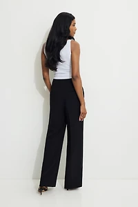 Pantalon fluide à jambe droite Yasmin