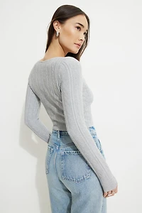 Cable Knit Cardigan