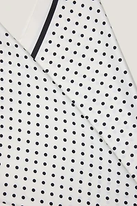Écharpe carrée surdimensionnée à pois