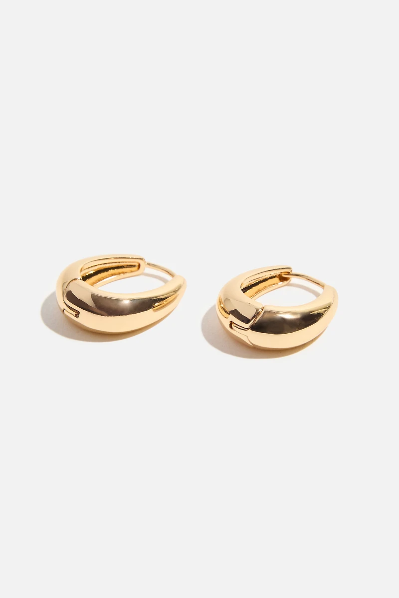 Dome Hoop Earrings