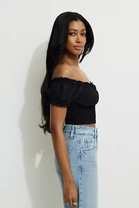 Delphine Smocked Top