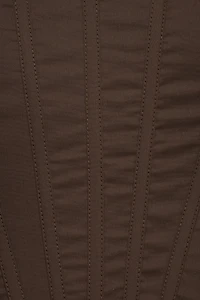 Haut corset à col carré