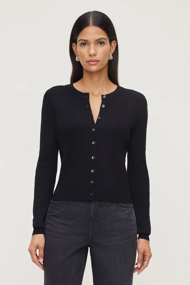 Rebecca Crewneck Cardigan