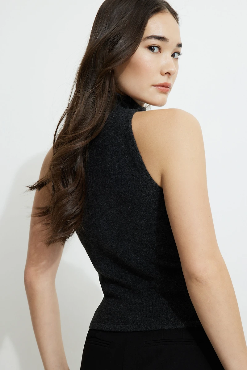 Heavenlyarn™ Mock Neck Tank Top