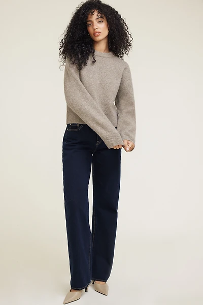 Jane Boxy Crewneck Sweater