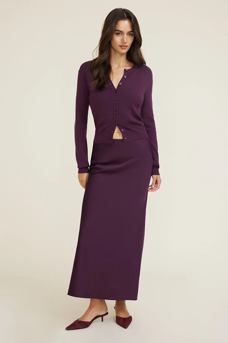 Rebecca Crewneck Cardigan