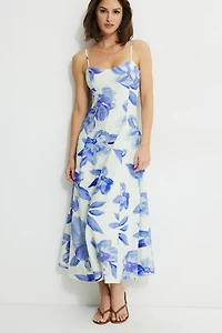 Robe maxi Belle à col en cœur
