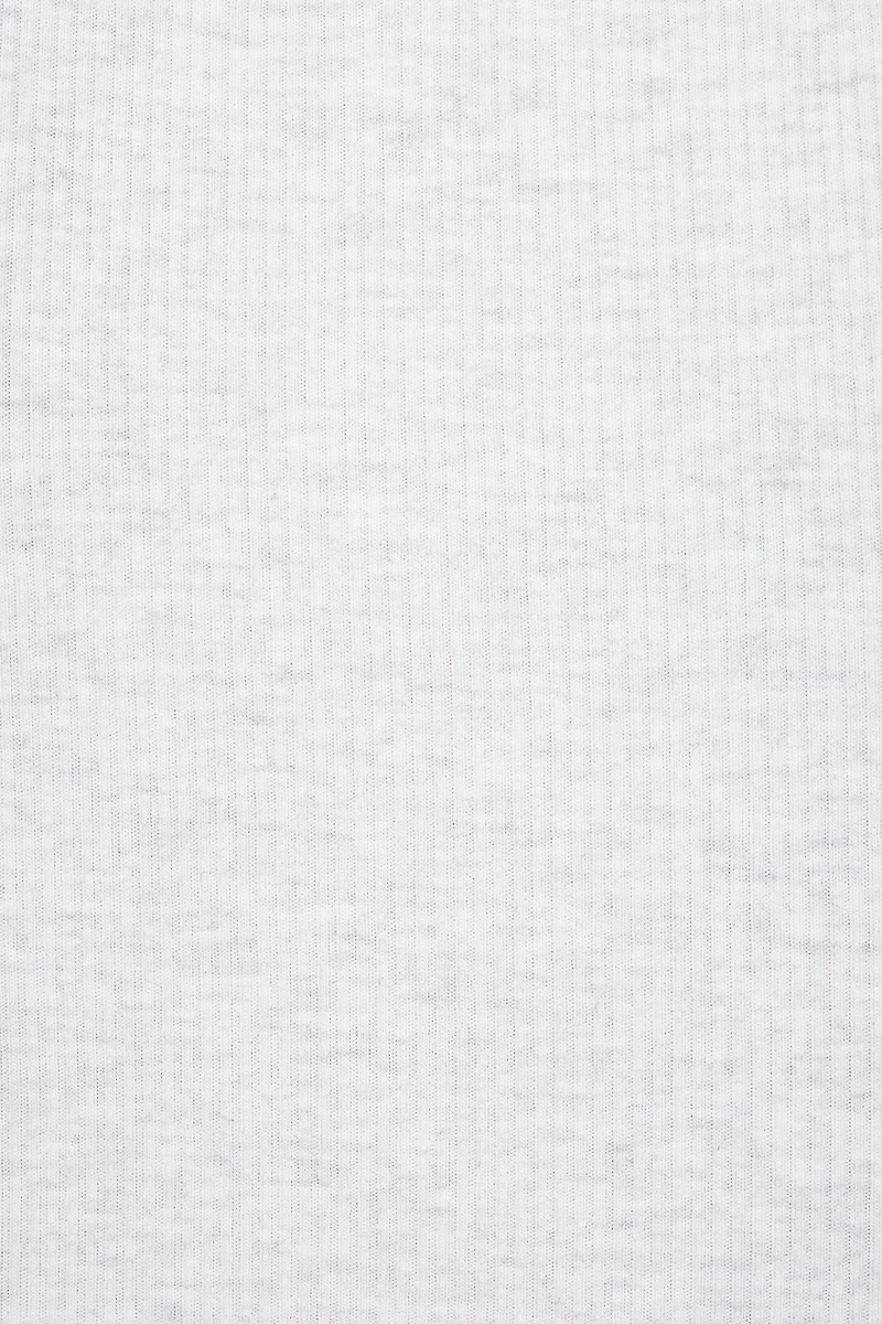 T-shirt ultra-court côtelé Keri