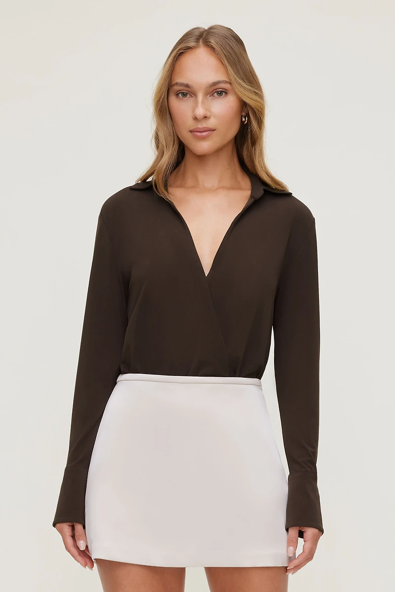 Sculpt Collared Bodysuit