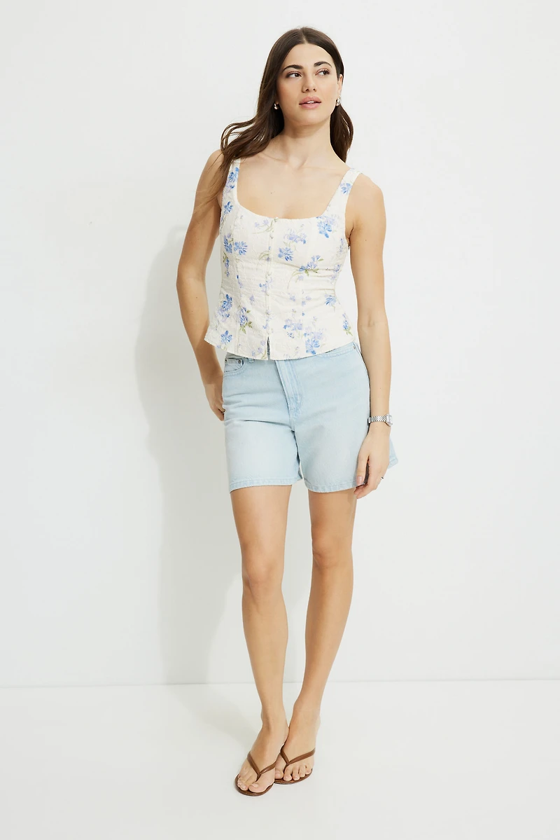 Camisole à broderies