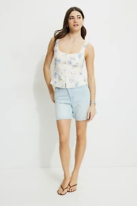 Camisole à broderies