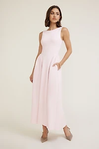 Iris Flared Ponte Maxi Dress