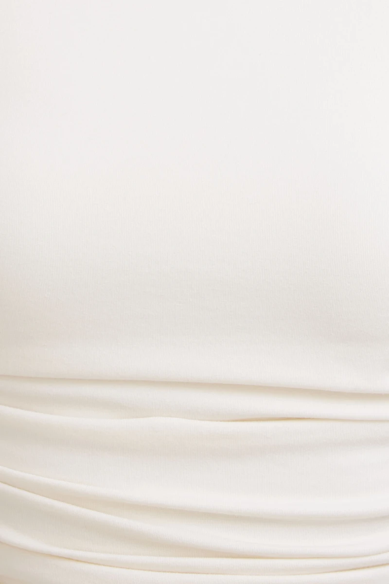 Minirobe doublée en coton-spandex Katia