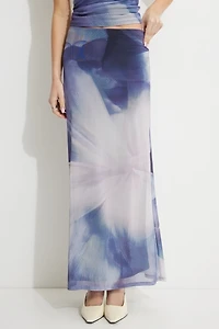 Daya Mesh Mermaid Maxi Skirt