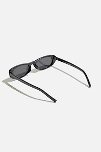 Lunettes de soleil ovales très minces