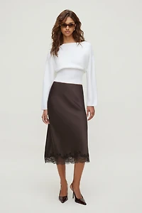 Chandail cintré à col bateau