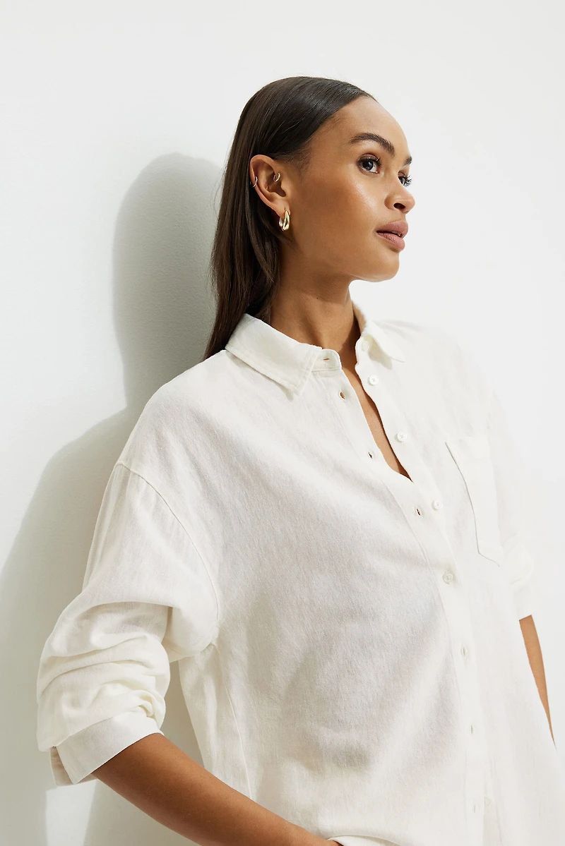 Monroe Oversized Linen Shirt
