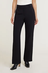 Pantalon fluide et épuré à jambe droite Camelia