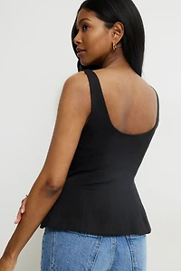 Low Back Peplum Top