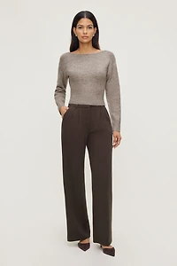 Pantalon à jambe large en scuba Anywear Alex