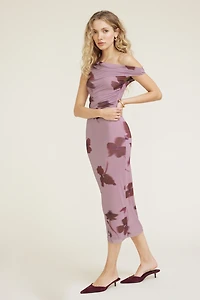 Robe maxi en maille Jayde