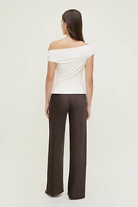 Sculpt Buckle Detail Top