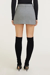 Minijupe-short en flanelle Josefine