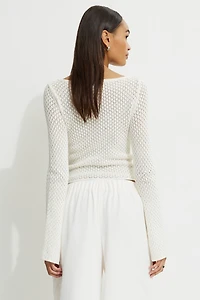 Carlina Crocheted Sweater